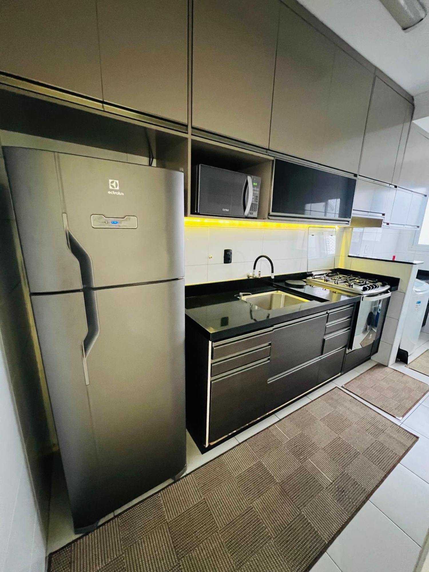Aconchegante Apto 2 Dorm Guilhermina Praia Grande  Exterior foto